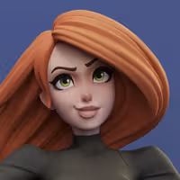 Kim Possible Statue | Kim Possible Fanart von Dinamuuu3d SFW,NSFW 3d printed statue,3d printed,Kim Possible Statue ,3d printed figure,nsfw statue