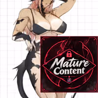 Akai Xaela Bikini Futa Sticker | Final Fantasy Futanari Stickers Ecchi Cartoon Futa futanari sticker,Final Fantasy stickers,futa sticker,Akai Xaela sticker,nsfw sticker