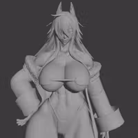 Ghislaine Statue | Mushoku Tensei Fan Art by Rushzilla SFW 3d printed,3d printed statue,3d printed figure,Ghislaine statue,Mushoku Tensei statue