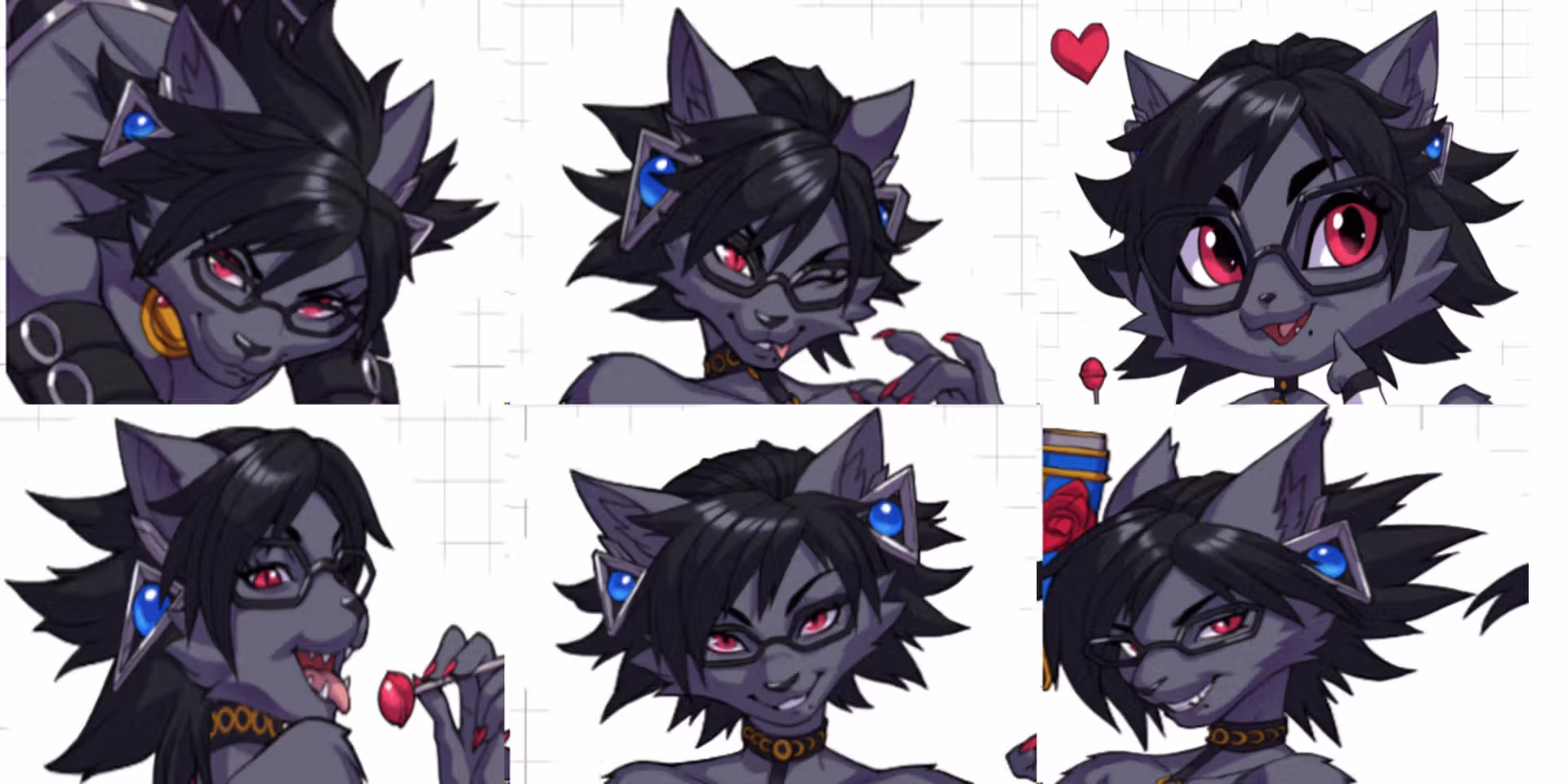 Bayonetta Cat Furry Pack Sticker | Beyonetta Vinyl Sticker SFW beyonetta sticker,stickers,sfw sticker,sticker pack,bayonetta cat furry