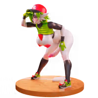 Gardevoir Baseball Statue | Pokemon Fan Art by Officer Rhu SFW,NSFW,Futa 3d printed statue,3d printed,nsfw statue,futa statue,Gardevoir Baseball Statue,Pokemon Statue,futa figurines,futanari figurines,futanari statue