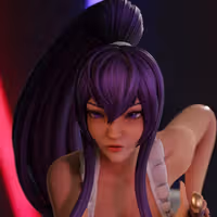 Saeko Busujima Statue | Highschool of the Dead Fan Art by Momoji3d SFW,NSFW 3d printed,3d printed statue,nsfw statue,Saeko Busujima statue,Highschool of the Dead statue
