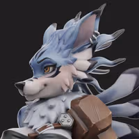 WereGarurumon Statue | Digion Fan Art by Anyonensfw SFW,NSFW,Futa 3d printed,3d printed statue,nsfw statue,futa statue,WereGarurumon Statue,Digion Statue,futa figurines,futanari figurines,futanari statue,furry statue