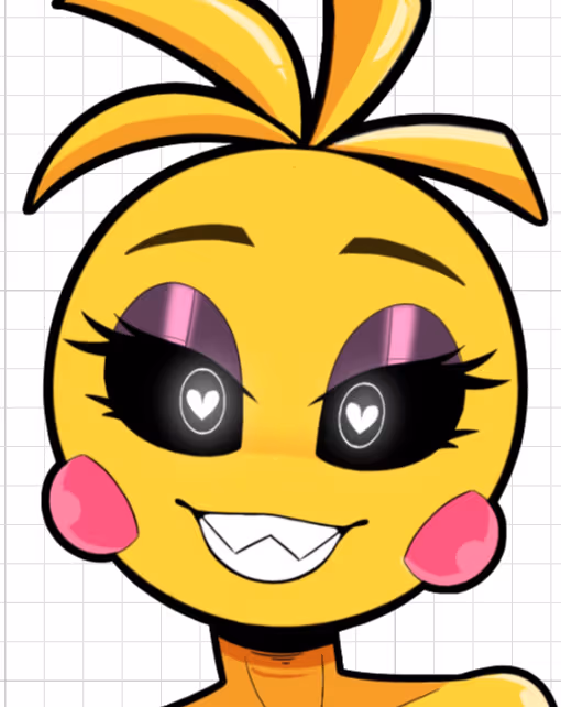 Toy Chica Furry Sticker | Five Nights at Freddy's Vinyl-Sticker NSFW furry sticker,Toy Chica sticker,nsfw sticker,Nights at Freddy's,stickers