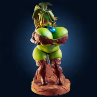 Statue Goblin Girl Big Boobs | Monster Girl Fan art par Officer Rhu SFW,NSFW,Futa 3d printed statue,3d printed,3d printed figure,Goblin Girl Statue,Monster Girl Statue,nsfw statue,futa statue,futa figurines,futanari figurines,futanari statue