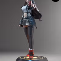 Tifa Statue | Final Fantasy Fan Art by E.S Monster SFW 3d printed,3d printed statue,Tifa Statue,3d printed figure,Final Fantasy statue