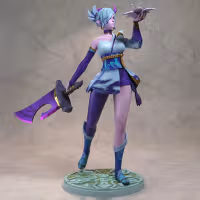 Spirit Blossom Riven Statue | League of Legends Fan Art by Azerama SFW,NSFW 3d printed,3d printed statue,nsfw statue,Spirit Blossom Riven statue,league of legends statue