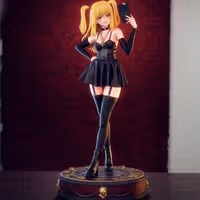 Misa Amane Statue | Death Note Fanart von PikkyPrints SFW 3d printed statue,3d printed,3d printed figure,Misa Amane Statue,Death Note Statue,sfw statue