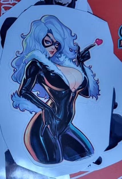 Blackcat Sticker | Marvel Vinyl Sticker SFW blackcat sticker,marvel sticker,stickers,sfw sticker