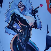 Blackcat Sticker | Marvel Vinyl Sticker SFW blackcat sticker,marvel sticker,stickers,sfw sticker