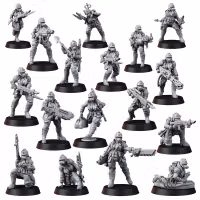 Cult of Death Mega Pack Miniature | 40k Fan Art by Across the Realms SFW 3d printed miniature,3d printed,miniature,sfw miniature,warhammer 40k,40k miniature,Cult of Death,Grimdark