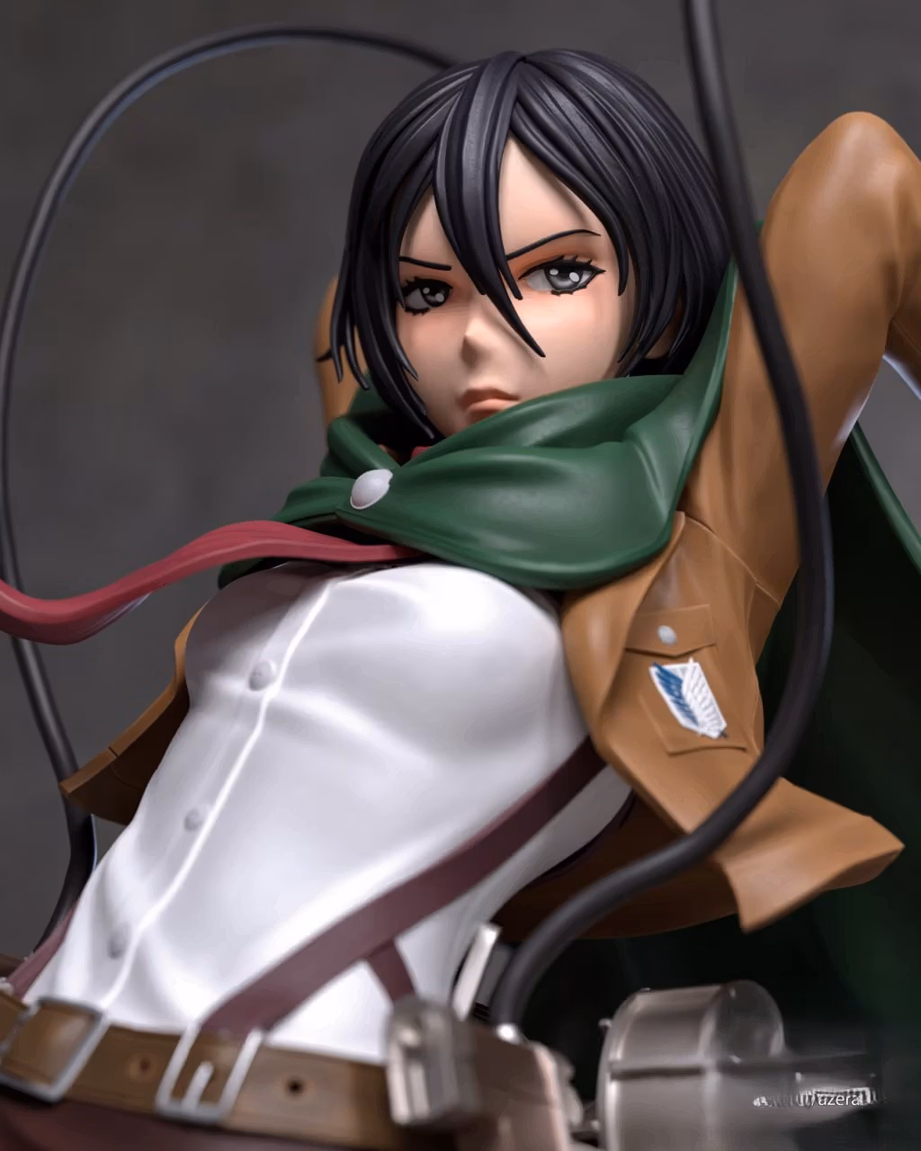 Mikasa Ackerman Statue | Attack on Titan Fanart von Azerama SFW,NSFW 3d printed,3d printed statue,nsfw statue,Mikasa Ackerman statue,Attack on Titan statue