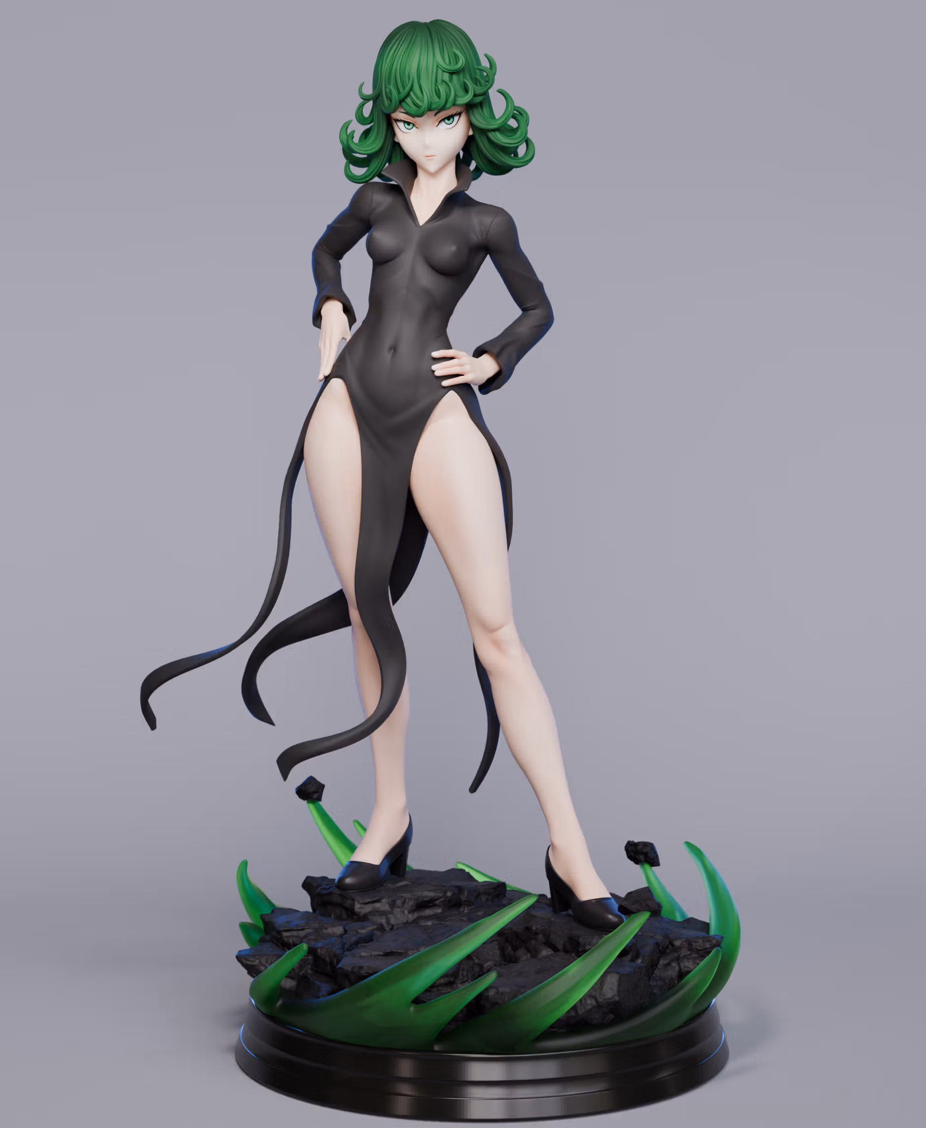 Tatsumaki Statue | One-Punch Man Fanart von Abe3D SFW,NSFW 3d printed statue,Tatsumaki Statue,One-Punch Man statue,3d printed figure,3d printed,nsfw statue