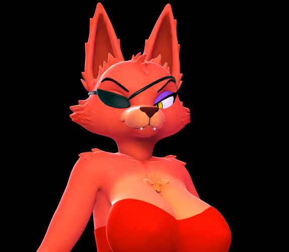 Foxy Statue | Five Nights at Freddy's Fan Art by Nonotoys SFW,NSFW 3d printed statue,3d printed,nsfw statue,furry statue,3d printed figure,Nights at Freddy's statue,Foxy statue