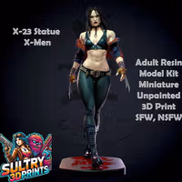 X-23 Statue | X-Men Fanart von Yan-H SFW,NSFW 3d printed statue,3d printed,nsfw statue,3d printed figure,X-23 statue,X-Men statue