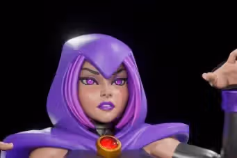 Raven Statue | DC Fan Art by Digital Dark SFW,NSFW,Futa 3d printed statue,3d printed,nsfw statue,3d printed figure,futa statue,Raven Statue,futa figurines,futanari figurines,futanari statue