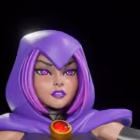 Figura Raven | DC Fanart autorstwa Digital Dark SFW,NSFW,Futa 3d printed statue,3d printed,nsfw statue,3d printed figure,futa statue,Raven Statue,futa figurines,futanari figurines,futanari statue