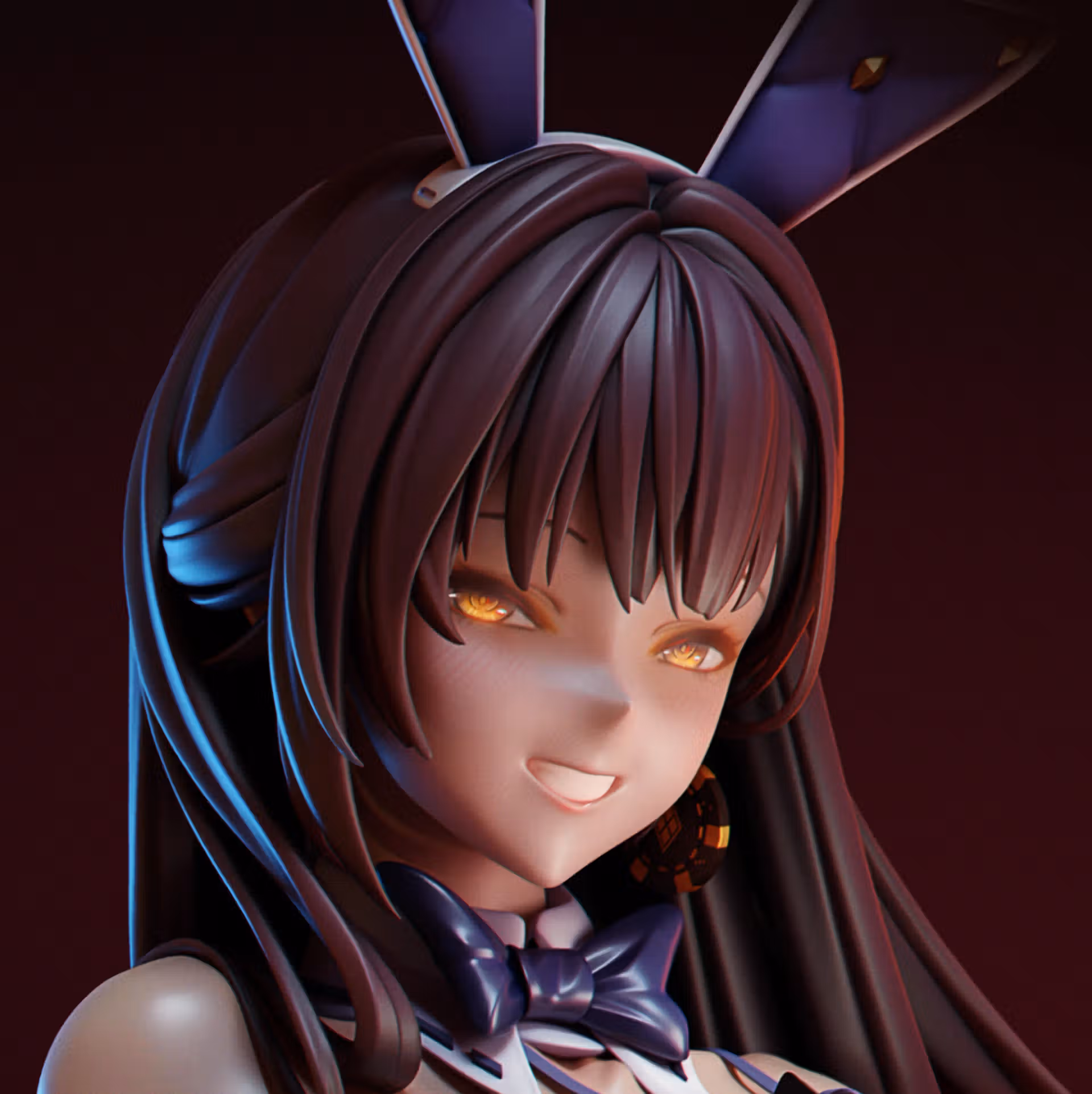Marciana Bunny Statue | NIKKE Fan Art by Kuru Figure SFW 3d printed statue,Marciana Bunny statue,NIKKE statue,3d printed figure,3d printed