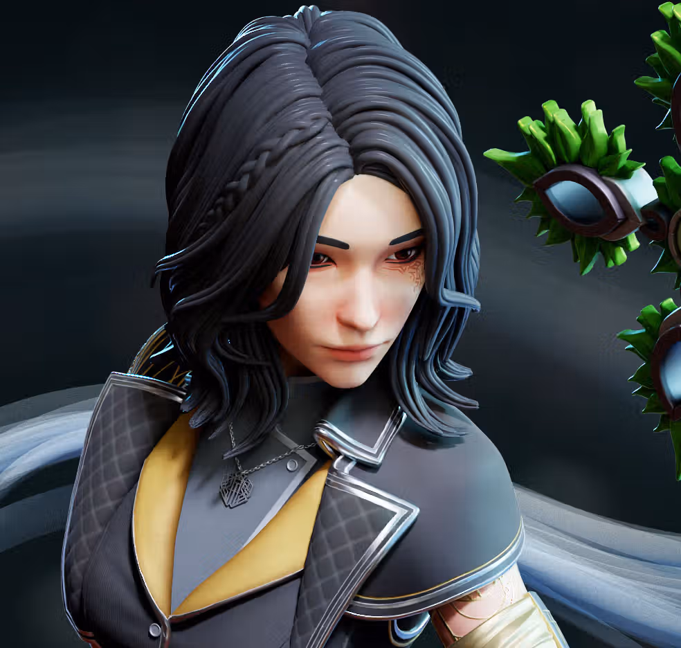 Lune Statue | Clair Obscur: Expedition 33 Fan Art by Bulkamancer SFW 3d printed statue,3d printed,Lune Statue,3d printed figure,Clair Obscur: Expedition 33 statue
