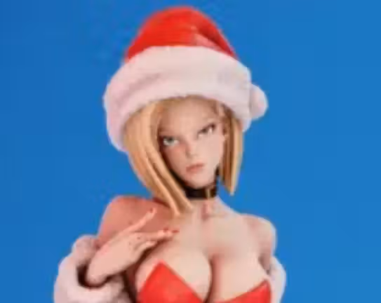 Android 18 Statue | Dragon Ball Fan Art by PEACHFIGURE SFW,NSFW 3d printed statue,3d printed,nsfw statue,3d printed figure,Android 18 statue,Dragon Ball statue