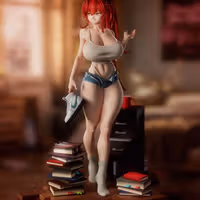 Estatua Red Hood | NIKKE Fan art por Freyas Fantasys SFW,NSFW,Futa 3d printed statue,3d printed,nsfw statue,futa statue,Red Hood Statue,NIKKE Statue,futa figurines,futanari figurines,futanari statue