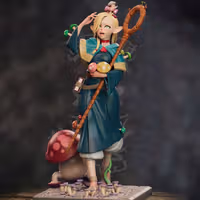 Statue Marcille | Delicious in Dungeon Fan art par Jigglystix SFW,NSFW,Futa 3d printed statue,3d printed,nsfw statue,3d printed figure,futa statue,Marcille Statue,Delicious in Dungeon Statue,futa figurines,futanari figurines,futanari statue