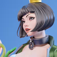 Chompette Statue | Super Mario Fan Art by E.S Monster SFW,NSFW 3d printed statue,3d printed,Chompette statue,nsfw statue,3d printed figure,Super Mario statue