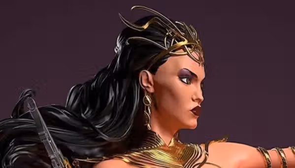 Dejah Thoris Statue | Princess of Mars Fan Art by Yan-H SFW,NSFW 3d printed,3d printed statue,nsfw statue,3d printed figure,Dejah Thoris statue,Princess of Mars statue