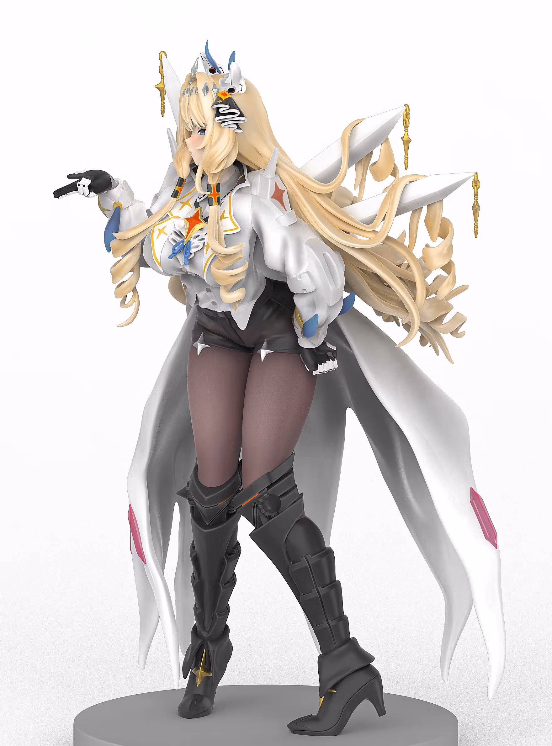Estatua Crown | NIKKE Fan art por Sin3Dstudio SFW 3d printed statue,Crown statue,NIKKE statue,3d printed figure,3d printed