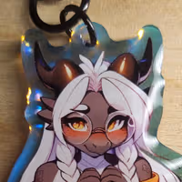 Cute Dragon Keychain | Original Acrylic Keychain SFW Cute Dragon keychain,furry keychain,SFW keychain