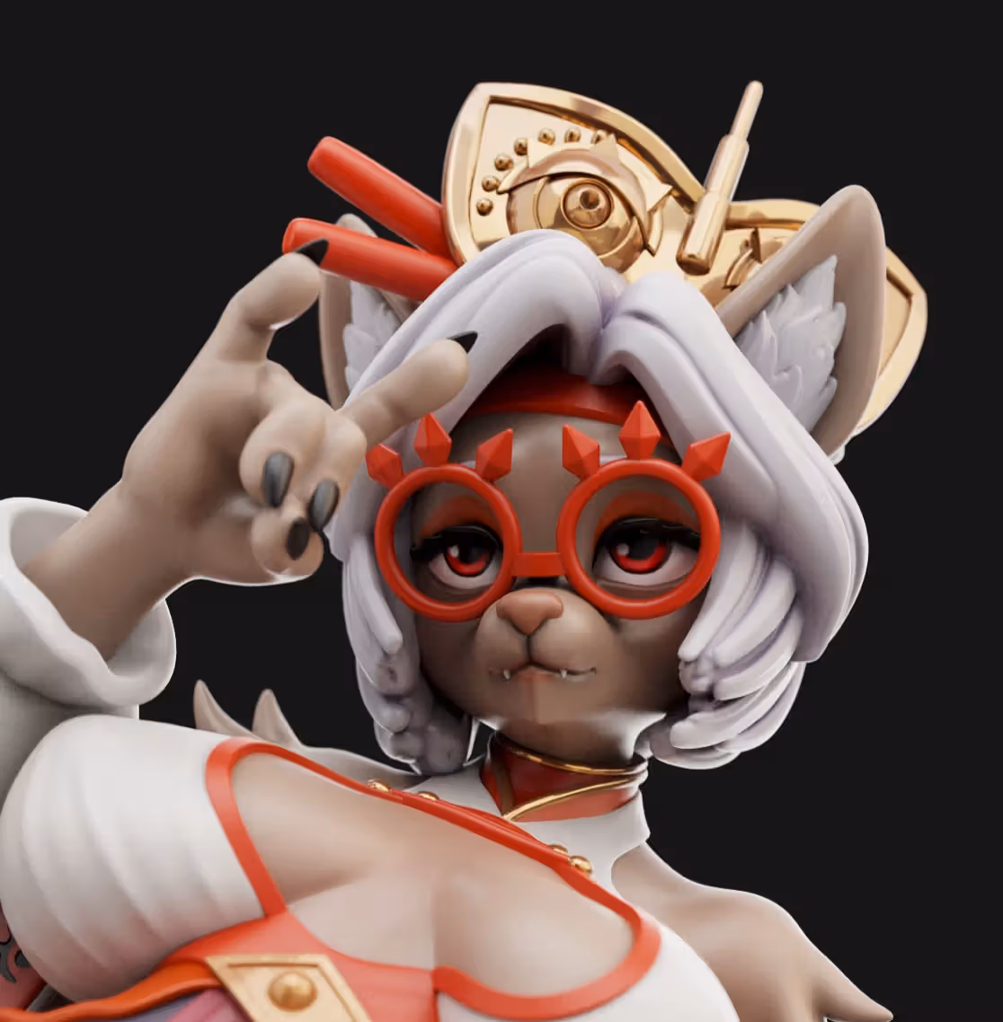 Purah Furry Statue | The Legend of Zelda Fan Art by Anyonensfw SFW,NSFW,Futa 3d printed,3d printed statue,nsfw statue,futa statue,Purah Statue,The Legend of Zelda Statue,futa figurines,futanari figurines,futanari statue,furry statue