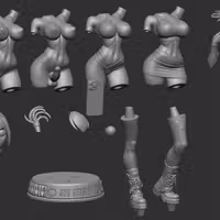 Sam Manson Statue | Danny Phantom Fan Art by Officer Rhu SFW,NSFW,Futa 3d printed statue,3d printed,futa statue,nsfw statue,Sam Manson Statue,Danny Phantom Statue,futa figurines,futanari figurines,futanari statue