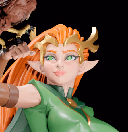 Keyleth Statue | Vox Machina Fan Art by Digital Dark SFW,NSFW,Futa 3d printed statue,3d printed,nsfw statue,futa statue,Keyleth Statue,Vox Machina Statue,futa figurines,futanari figurines,futanari statue