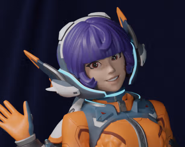 Juno Statue | Overwatch Fan Art by FunserviceSTL SFW,NSFW,Futa 3d printed statue,nsfw statue,Juno statue,Overwatch statue,3d printed figure,3d printed,futa statue,futa figurines,futanari figurines,futanari statue