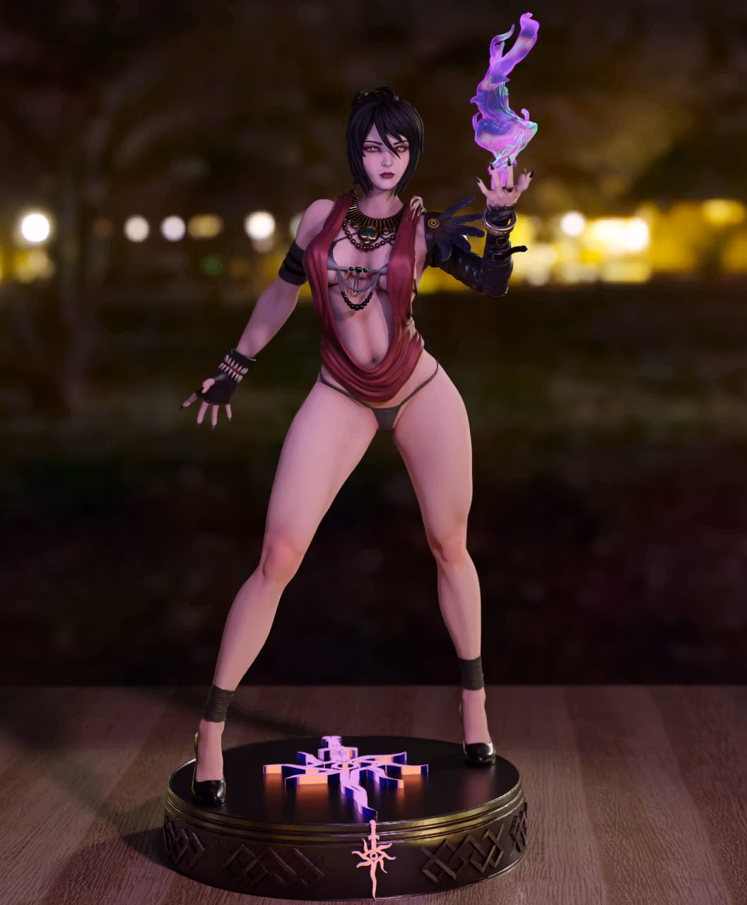 Estatua Morrigan | Dragon Age Fan art por Momoji3d SFW,NSFW 3d printed,3d printed statue,nsfw statue,Morrigan statue,Dragon Age statue