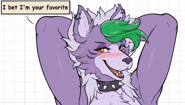 Roxanne v11 Sticker | Five Nights at Freddy's Vinyl Sticker NSFW roxanne sticker,nsfw sticker,stickers,Nights at Freddy's,furry sticker