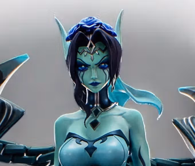 Morgana Statue | League of Legends Fan Art by PEACHFIGURE SFW,NSFW 3d printed statue,3d printed,nsfw statue,3d printed figure,Morgana statue,League of Legends statue