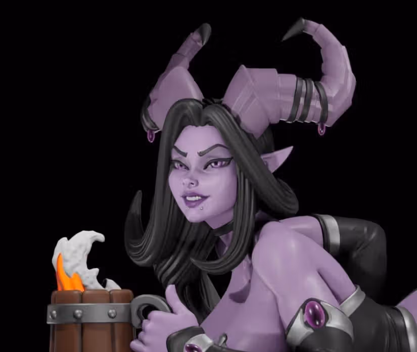 Lainuura Draenei Statue | World of Warcraft Fan Art by Digital Dark SFW,NSFW,Futa futa statue,3d printed,nsfw statue,Lainuura Draenei Statue,3d printed figure,World of Warcraft Statue,futa figurines,futanari figurines,futanari statue