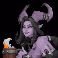 Statua Lainuura Draenei | World of Warcraft Fan art di Digital Dark SFW,NSFW,Futa futa statue,3d printed,nsfw statue,Lainuura Draenei Statue,3d printed figure,World of Warcraft Statue,futa figurines,futanari figurines,futanari statue