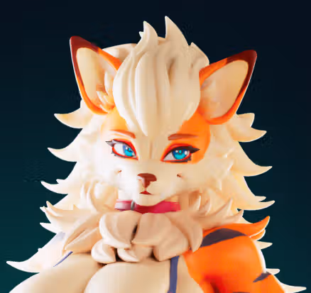 Arcanine Statue | Pokemon Fan Art by Officer Rhu SFW,NSFW,Futa 3d printed statue,3d printed,3d printed figure,Arcanine Statue,Pokemon Statue,futa statue,futa figurines,futanari figurines,futanari statue,furry statue