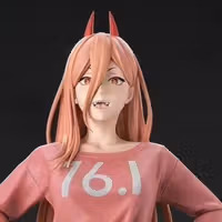 Statue Power | Chainsaw Man Fan art par Dodomo Studio SFW,NSFW 3d printed statue,3d printed,nsfw statue,3d printed figure,Power Statue,Chainsaw Man Statue