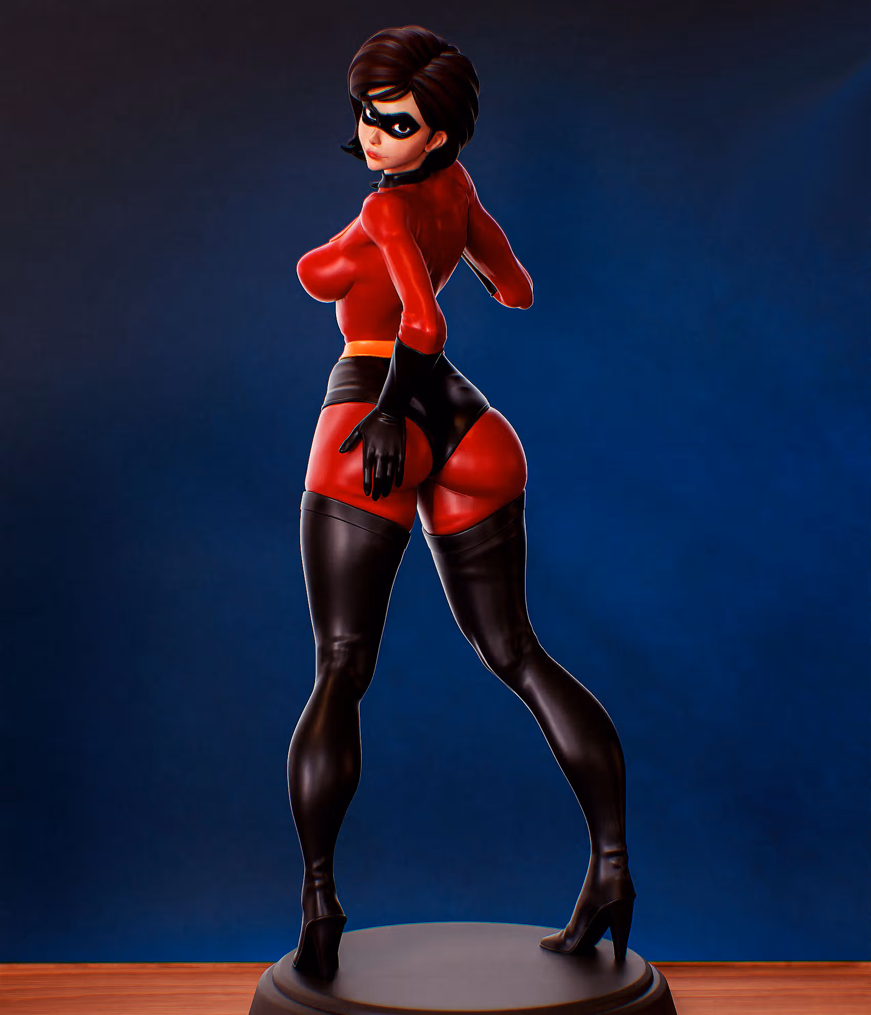 Statue Elastigirl | The Incredibles Fan art par PEACHFIGURE SFW,NSFW 3d printed,3d printed statue,The Incredibles statue,Elastigirl statue,nsfw statue