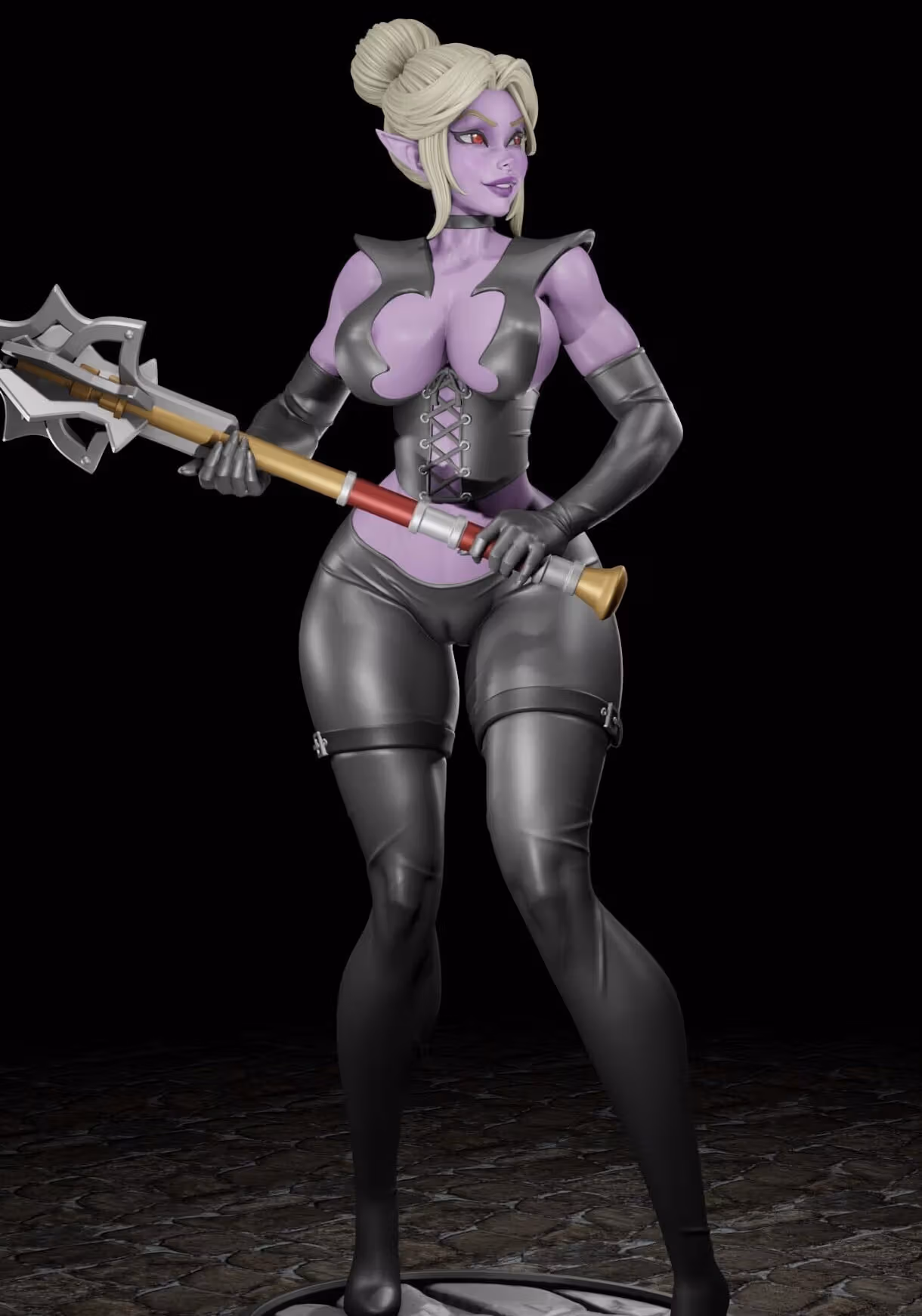 Statue Minthara | Baldur's Gate 3 Fan Art par Digital Dark SFW,NSFW,Futa 3d printed statue,3d printed,nsfw statue,futa statue,futa figurines,futanari figurines,futanari statue,3d printed figure,Minthara Statue