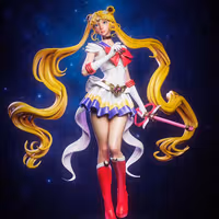 Sailor Moon Statue | Sailor Moon Fan Art by Nympha3D SFW 3d printed statue,Sailor Moon statue,3d printed figure,3d printed