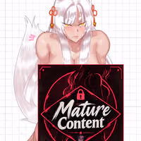 Towel Fox Girl Futa Sticker | Original Futanari Stickers Ecchi Cartoon Futa futanari sticker,futa sticker,Towel Fox Girl sticker,nsfw sticker