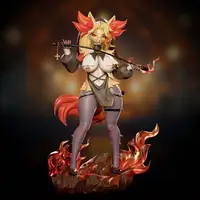 Delphox Furry Statue | Pokemon Fanart von Onagaba SFW,NSFW,Futa 3d printed statue,3d printed,3d printed figure,Delphox Statue,Pokémon Statue,futa statue,futa figurines,futanari figurines,futanari statue,nsfw statue,furry statue