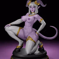 Statue Draenei Girl | World of Warcraft Fan Art par Digital Dark SFW,NSFW,Futa 3d printed statue,3d printed,nsfw statue,futa statue,futa figurines,futanari figurines,futanari statue,3d printed figure,Draenei Girl Statue