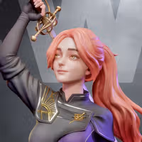 Maelle Statue | Clair Obscur: Expedition 33 Fan Art by CW Studios SFW 3d printed statue,Clair Obscur: Expedition 33 statue,3d printed,Maelle Statue,3d printed figure