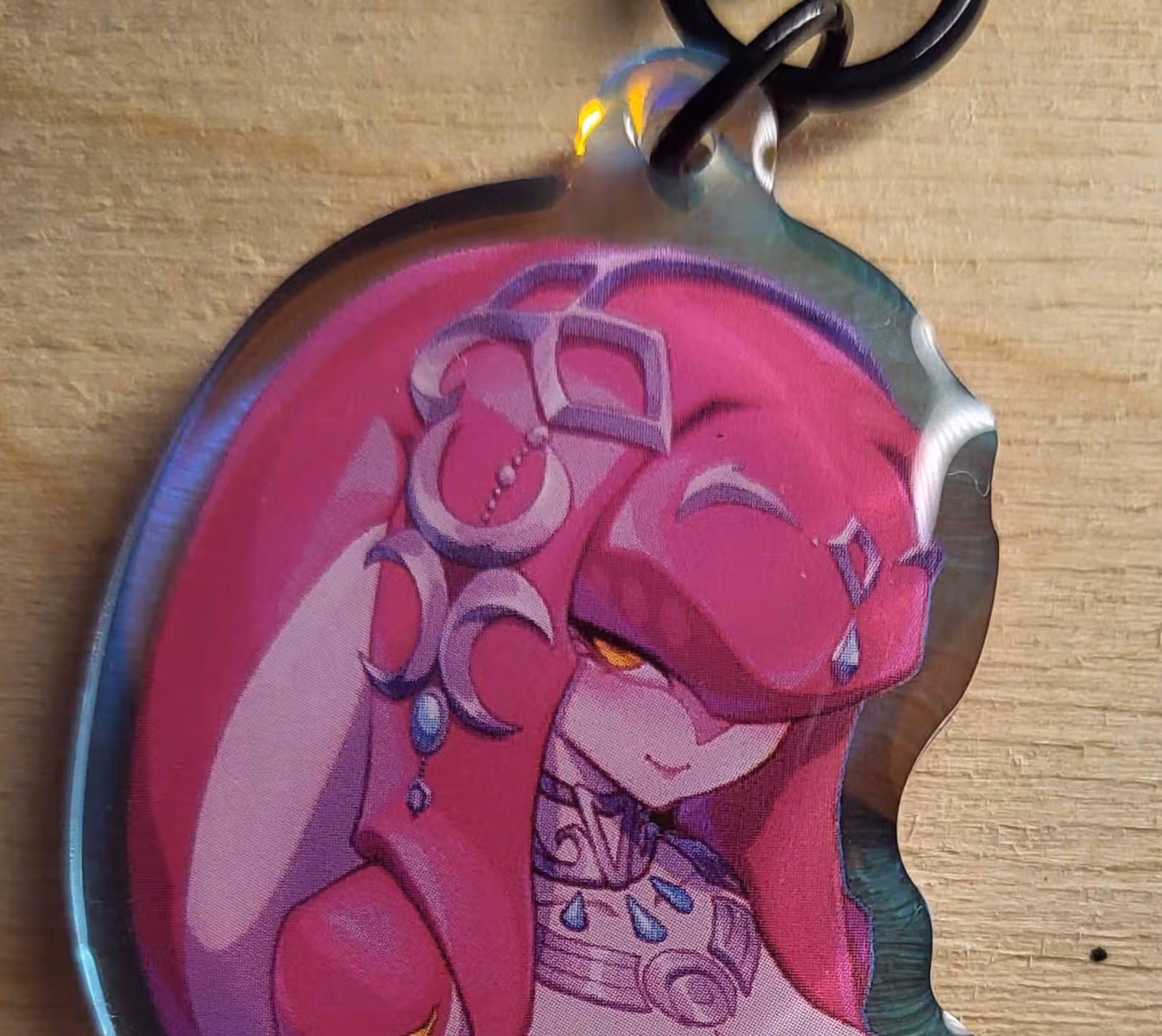 Princess Mipha Keychain | The Legend of Zelda Acrylic Keychain Futa Princess Mipha keychain,furry keychain,The Legend of Zelda keychain,futa keychain