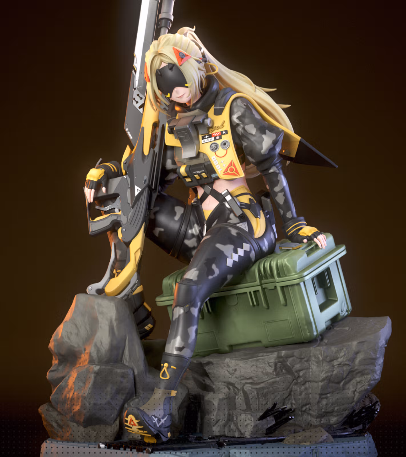 Figura Trigger | Zenless Zone Zero Fanart autorstwa Neko Figurines SFW 3d printed statue,Zenless Zone Zero,3d printed,Trigger Statue,3d printed figure